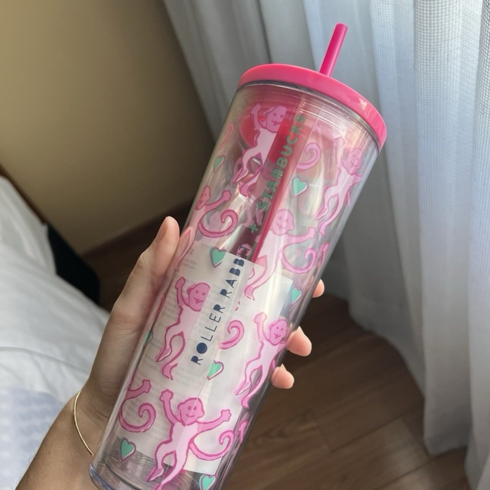 Starbucks Pink Monkey Tumbler
